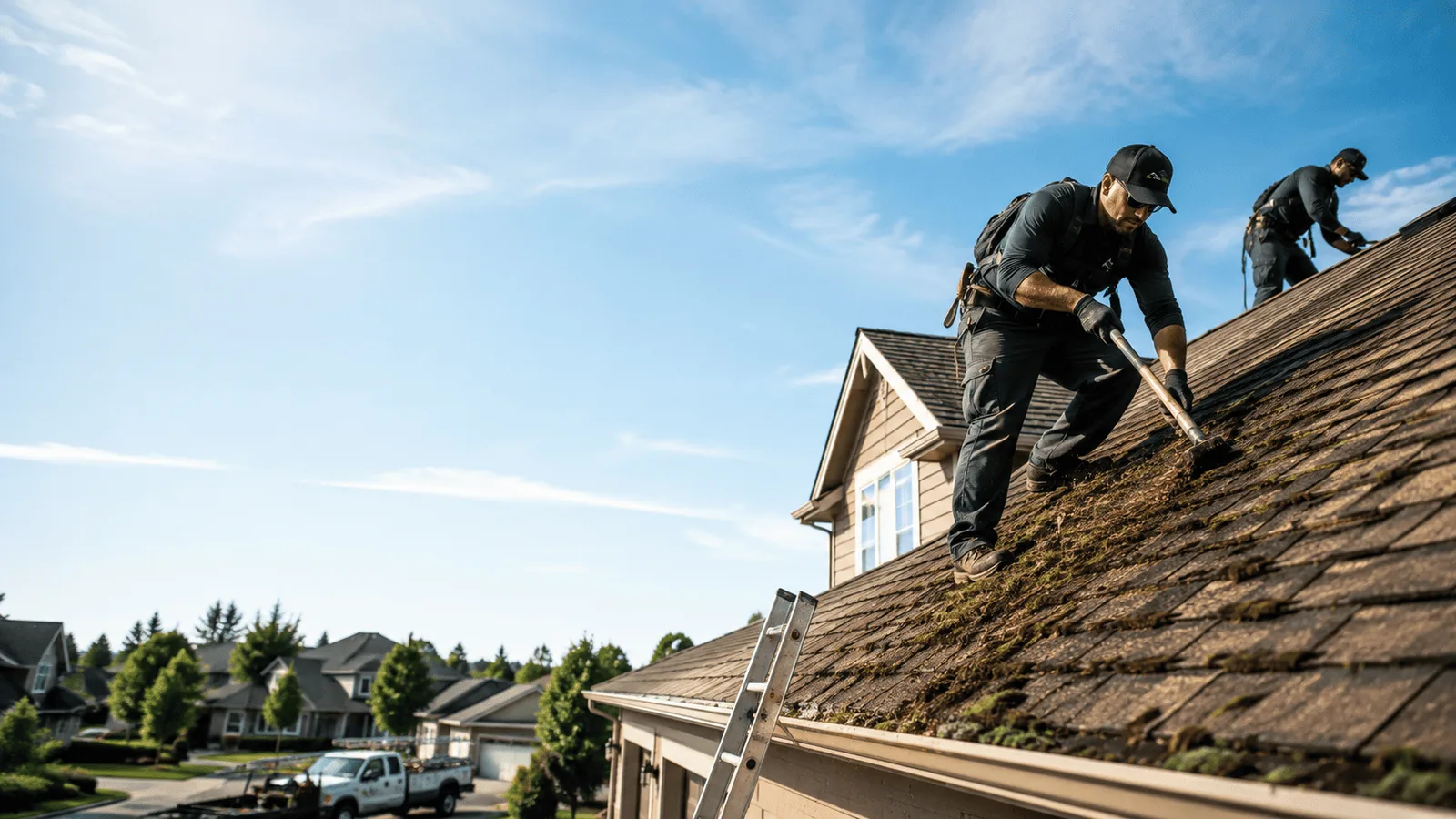 Roof Moss Removal in Glasford, IL near me